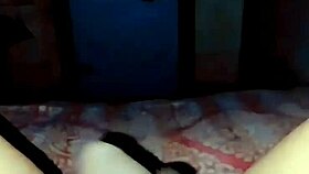 Shemale's Tiny Clitty Teases in Cage