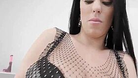 Cum-Hungry Whore Arches for Triple Anal and Double Pussy Filling Squirts Screaming!