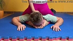 Face Deep In Feet Wrestling Domination Escape Attempt