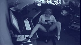 Secret Office Masturbation Caught On Hidden Cam