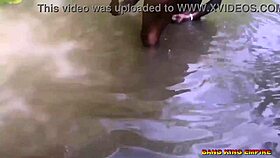 Village maids get slammed hard outdoors with close-up action!