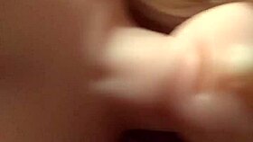Fuck yes, blonde babe's huge tits get drenched in monster cumshot blast!