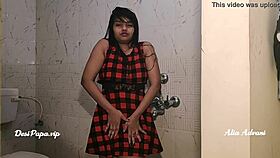 desi alia advani enjoys her refreshing shower time