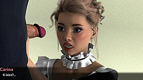 playin carina maid big tits blowjob creampie toy fun endin!