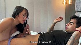 movie night heats up with big ass curvy colombian riding hard