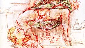 Vintage Erotic Scenes Captured Raw