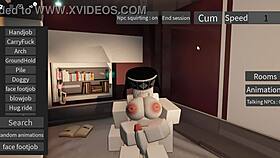 Fucked holy sister in roblox church game 😈🔥 wild cartoon action!