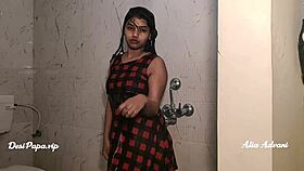 desi alia advani enjoys her refreshing shower time
