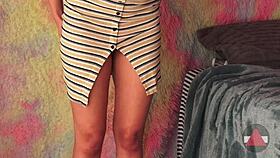 Lifted skirt fucked Filipina thighs hard 🔥