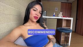 brunette latina's juicy mouth slurps extreme deepthroat blowjob pov monster cock