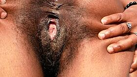 ebony milf flashes swollen hairy pussy no panties in parking lot