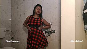 desi alia advani enjoys her refreshing shower time