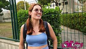 Curvy Catalan Lena Ross Drawn To Mysterious Gloryhole For Seductive Blowjob And Ride Temptation