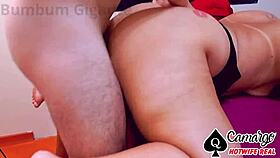 She hides from hubby to let hot neighbor fill her tight BBW pussy deep.