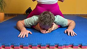 Face Deep In Feet Wrestling Domination Escape Attempt