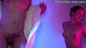 redhead coworker sneaks quickie fuck after wild party