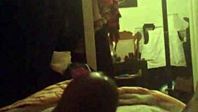 shemale babe strokes big cock solo