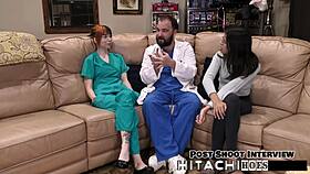 Lesbian Ditria Rose Cums Hard From Mandatory Hitachi Vibrator Orgasms POV!