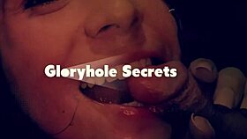 i can't resist this big tittied brunette's gloryhole deepthroat craving