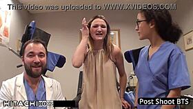 Freshman patient hitachi orgasm in hospital