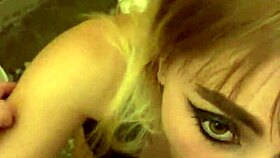 Story unfolds as toilet woman overflows with sticky semen filling