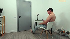 Nerdy blonde anna rides max cowgirl before taking his facial load