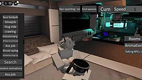 Fucked holy sister in roblox church game 😈🔥 wild cartoon action!