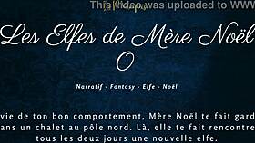 French elves deliver dirty Christmas talk in festive audio porn scene