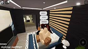She gets picked up at the club then fucked hard with creampie in roblox condo