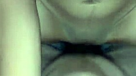 asian teen cheats with boyfriend's cum ride