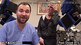 doctor forces my hitachi orgasm so intensely