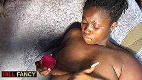 yo check my sexy black ebony fuck buddy's curvy tits and ass in bed 😍🍑