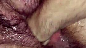 check out this fat hairy pussy getting fist fucked till it squirts nasty