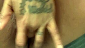 ebony bobbi jo fingers shaved pussy closeup for valentine orgasm
