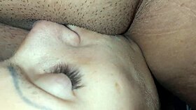 She caught masturbation then licked to huge orgasm
