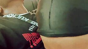 stud best friend eagerly tastes my intimate spot