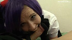 Pokemon Team Rocket Cosplay Gets Slow Motion Cumshot Facial