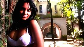 Skanky ethnic vixen in fishnets bent over for gaping doggystyle deepthroat tease