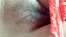 Blonde Masturbates on Beach Watching Curvy Milf on Bed