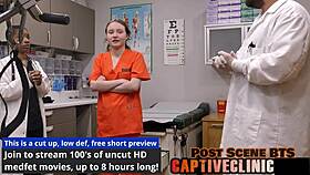 serena morgan's nurse pov spreads for cash in hospital backstage