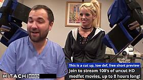 doctor forces my hitachi orgasm so intensely