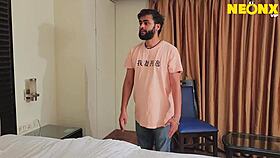 desi landlady seduces her naughty servant into hairy pussy licking and rough hardcore pounding