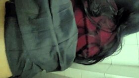 Hey check this horny Mexican schoolgirl sneaking wild fucks in the bathroom with her classmate homemade POV creampie action