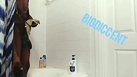 Damn, stroking this dick in the shower feels so good right now!