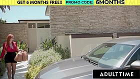 PAWG MOM Lauren Phillips Catches Jerking Off And Rides To HUGE CREAMPIE