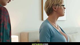 Mature woman CATCHES young man's sneaky DECEITFUL act