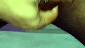 hot young stud strokes massive cock with intense handjob power