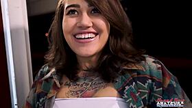 Brooke's Sloppy Deepthroat Sparks Blonde Pounding Inferno