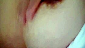 hey check this big tits babe fingering sensually close up