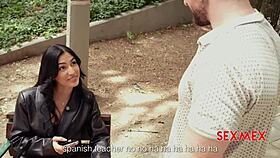 i'm teachin' this tourist spanish with my sexy curves ashley sanz